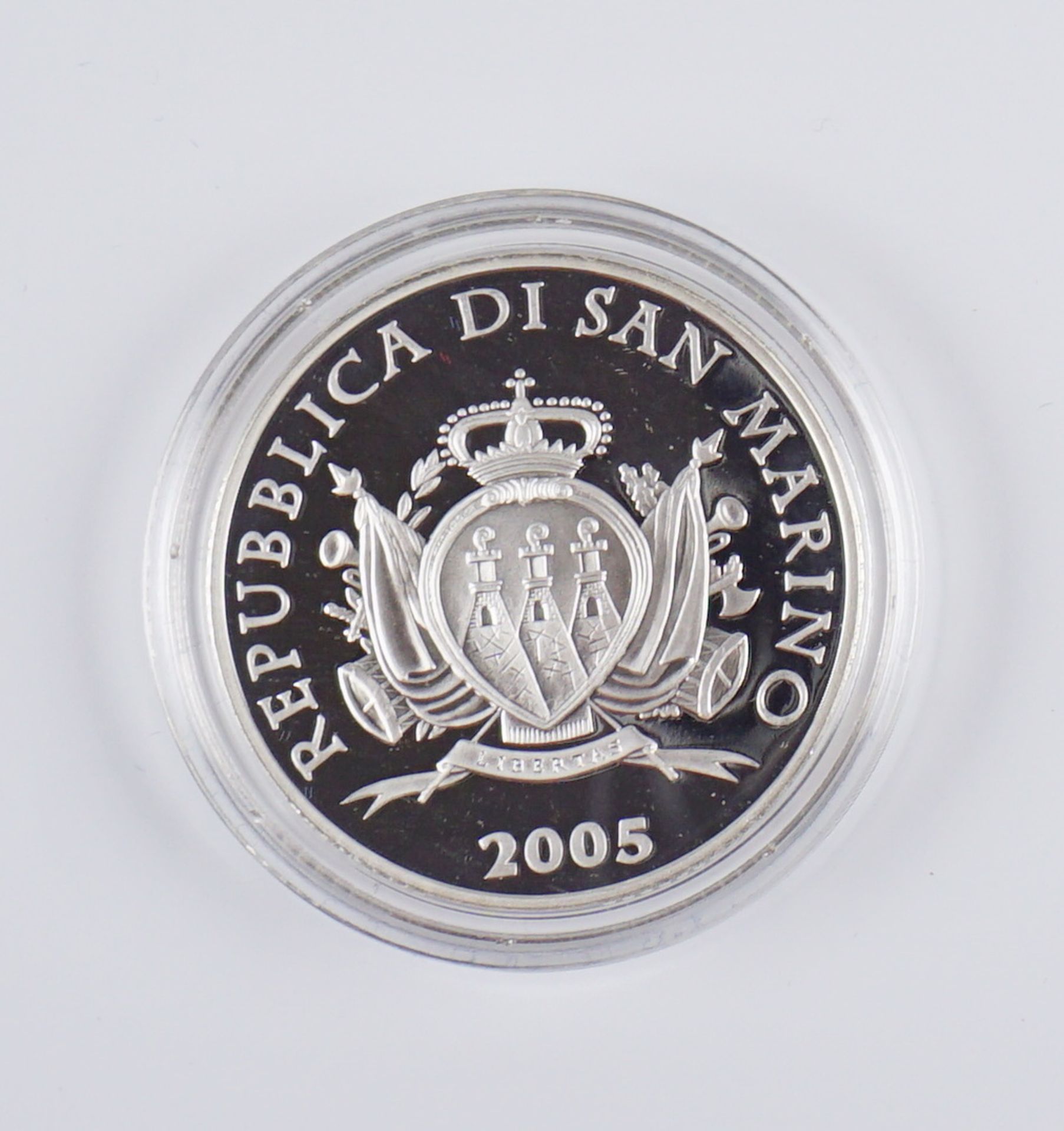 10 Euro, San Marino, Militäruniform, 2005, 925er Silber - Bild 2 aus 3