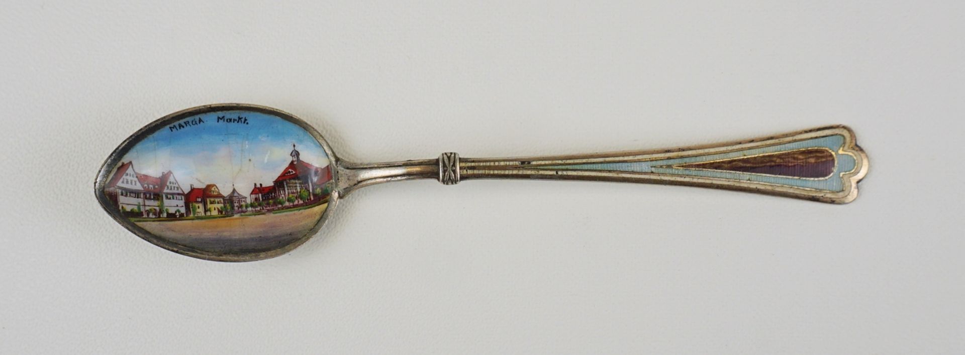 Souvenirlöffel "Marga", Gartenstadt, 800er Silber