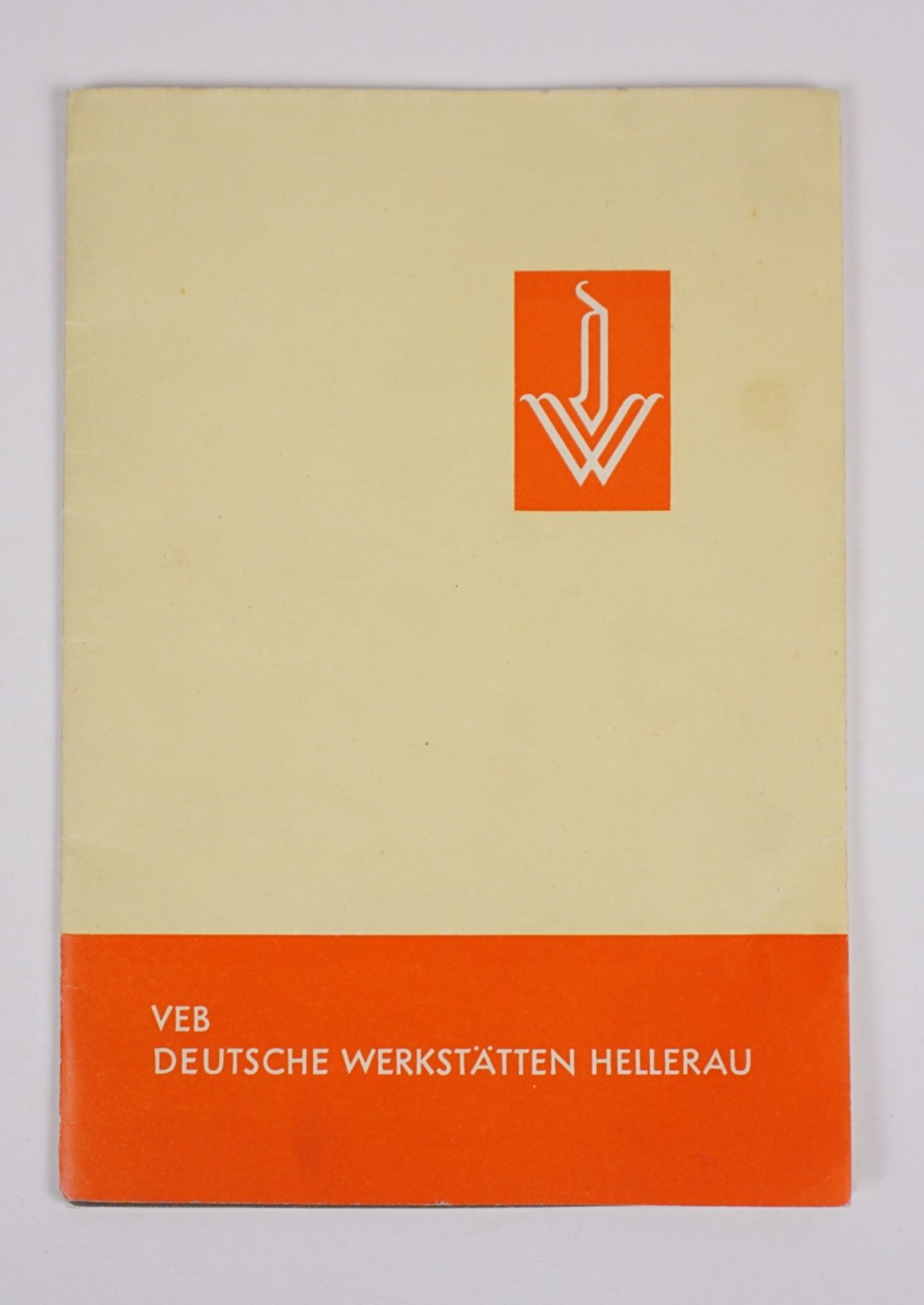 Prospekt VEB Deutsche Werkstätten Hellerau,Serie 602 Werkverzeichnis/Katalog, Hellerau