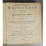 Johannes Gottlob Schneider, Griechisch-Deutsches Wörterbuch, Leipzig, 1819