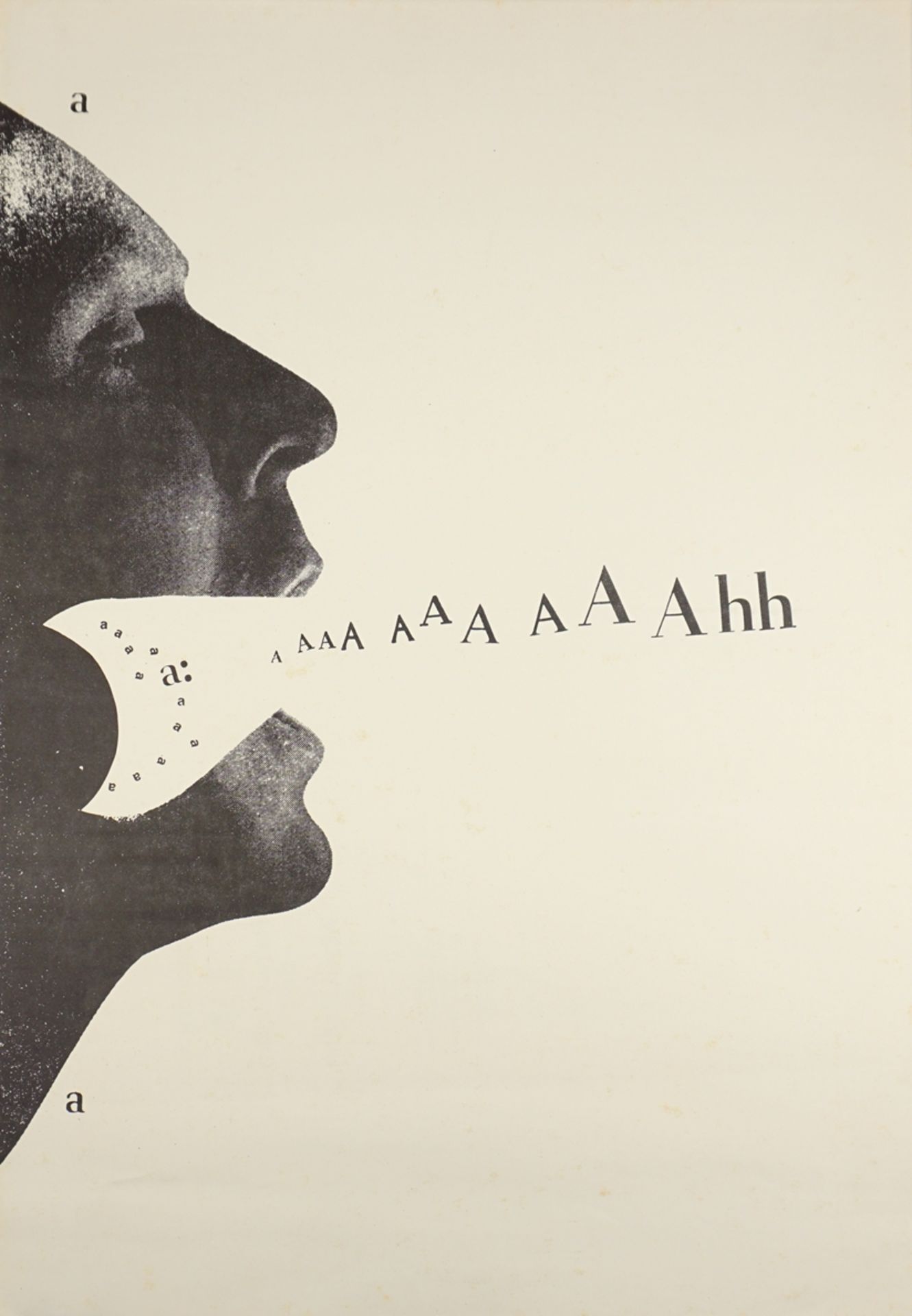 Albert Moehn, "Ahh", 1973, Offset 