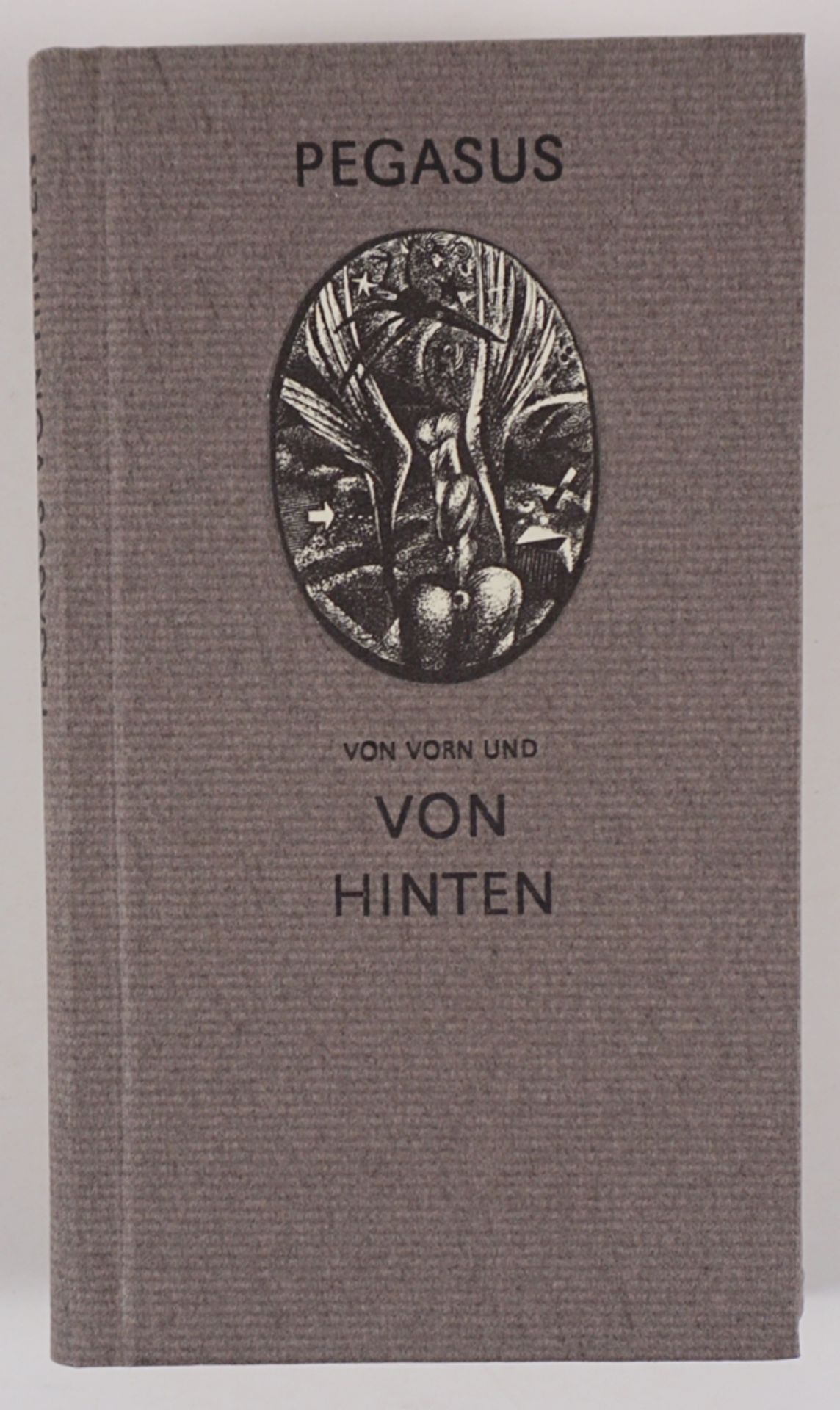 Pegasus von vorn und von hinten, Herbert Kästner, Holzstiche von  Karl-Georg Hirsch, 1983, Vorzugsa - Bild 3 aus 4