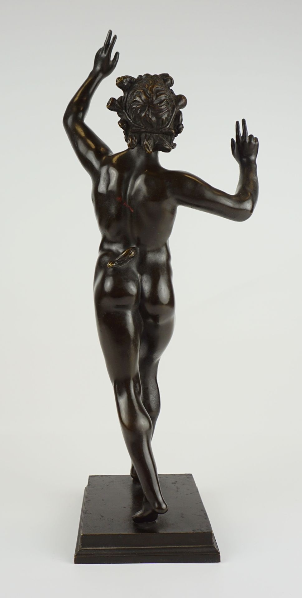 Tanzender Faun von Pompeji, 19.Jh., Bronze - Bild 3 aus 5