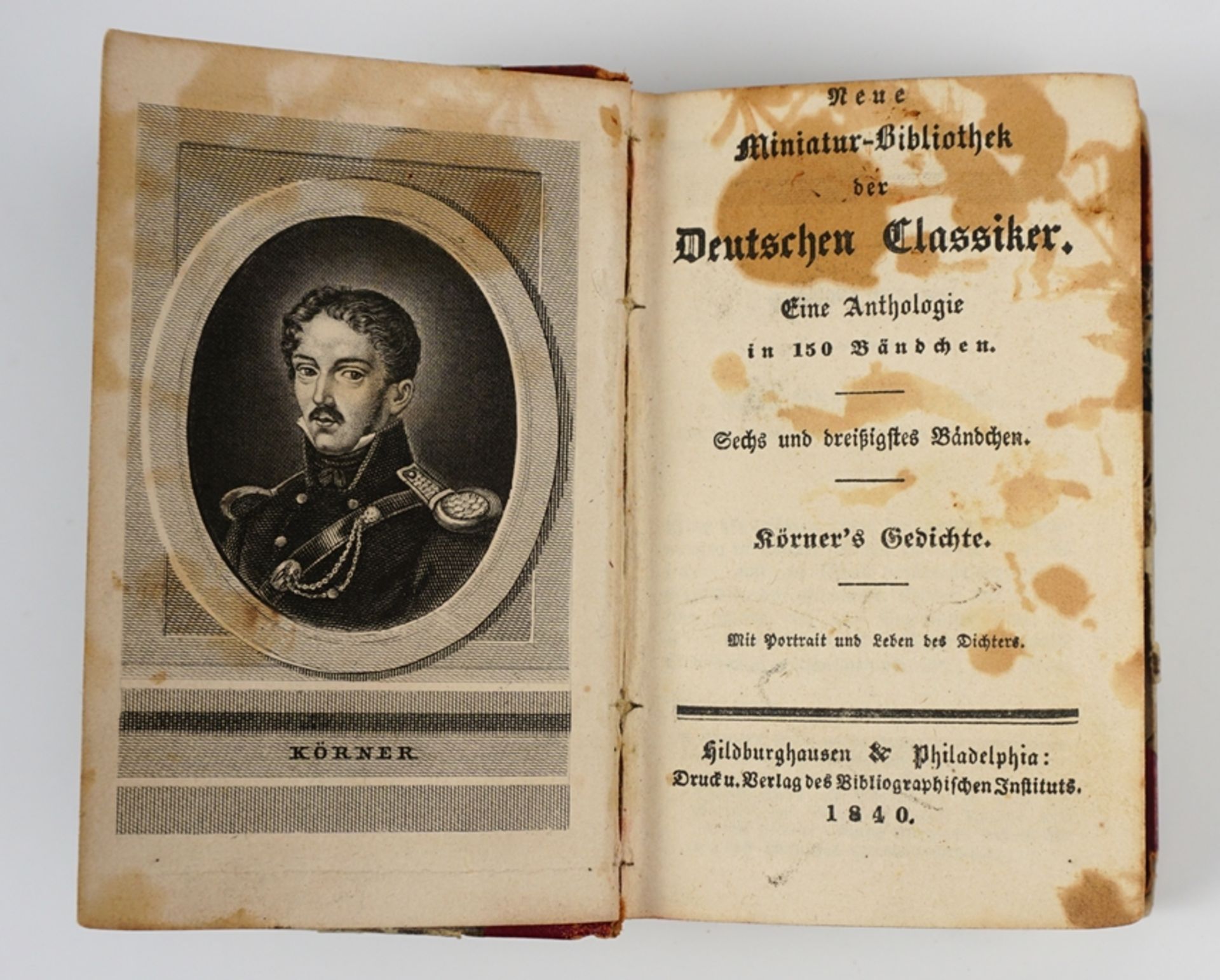 2 Bücher "Miniatur-Bibliothek der Deutschen Classiker", 1840 - Bild 2 aus 2