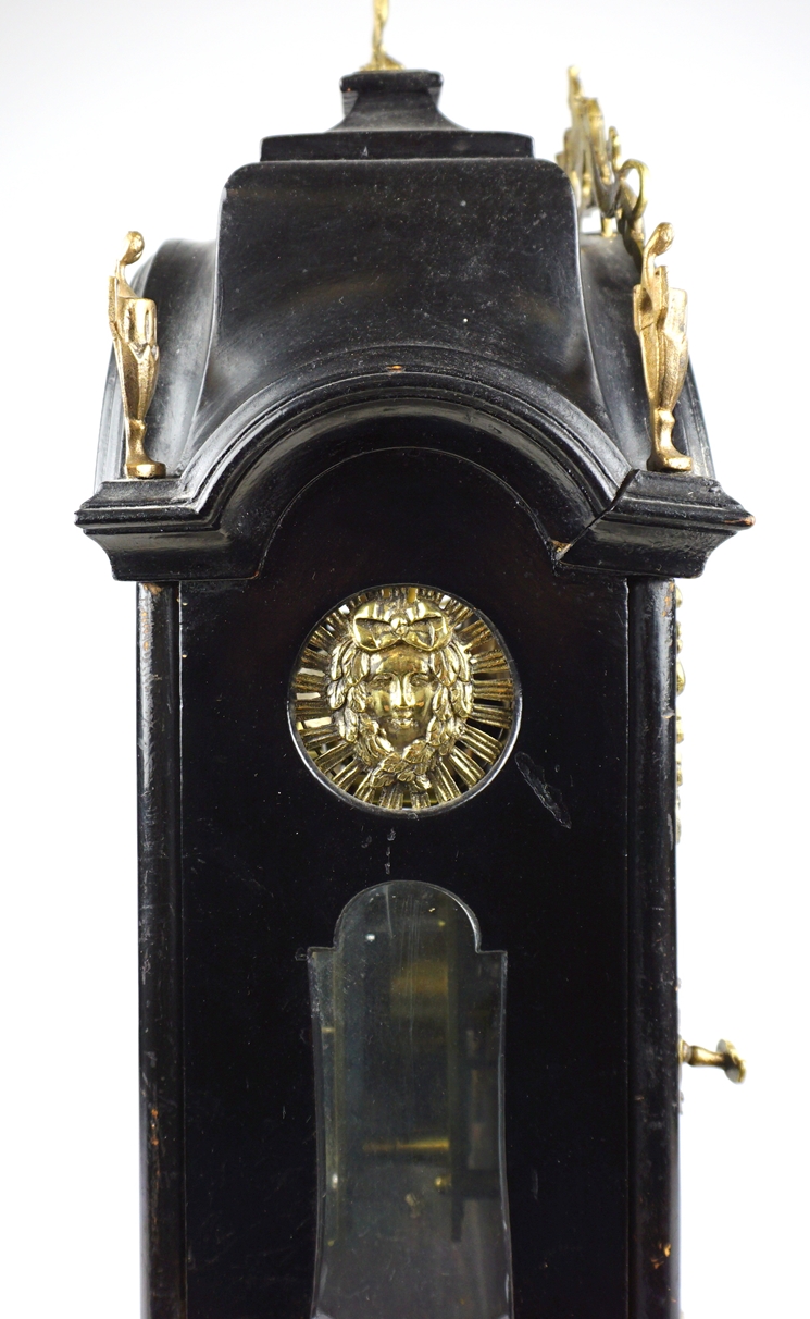 Barocke Stutzuhr oder Stockuhr, Simon Bernhard, Prag, wohl um 1750 - Image 7 of 7