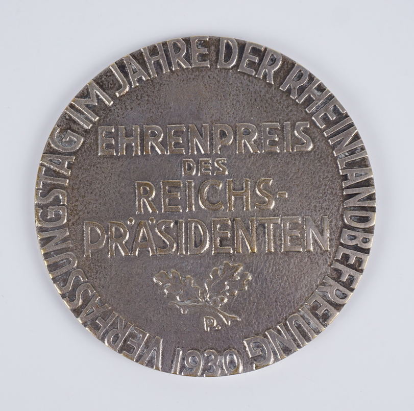 Weimarer Republik, Ehrenpreis des Reichspräsidenten, Verfassungstag im Jahre der Rheinlandbefreiung