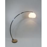 Designerlampe, 60ziger Jahre Bogenlampe