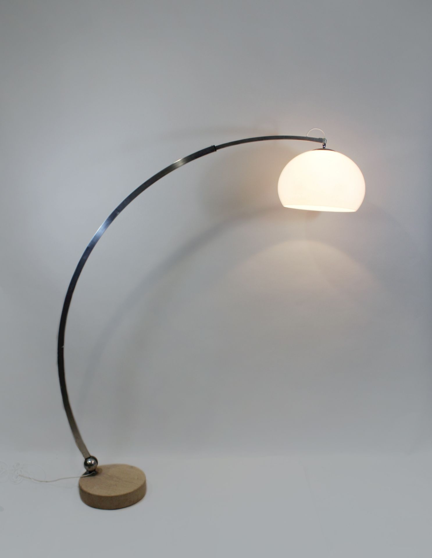 Designerlampe, 60ziger Jahre Bogenlampe