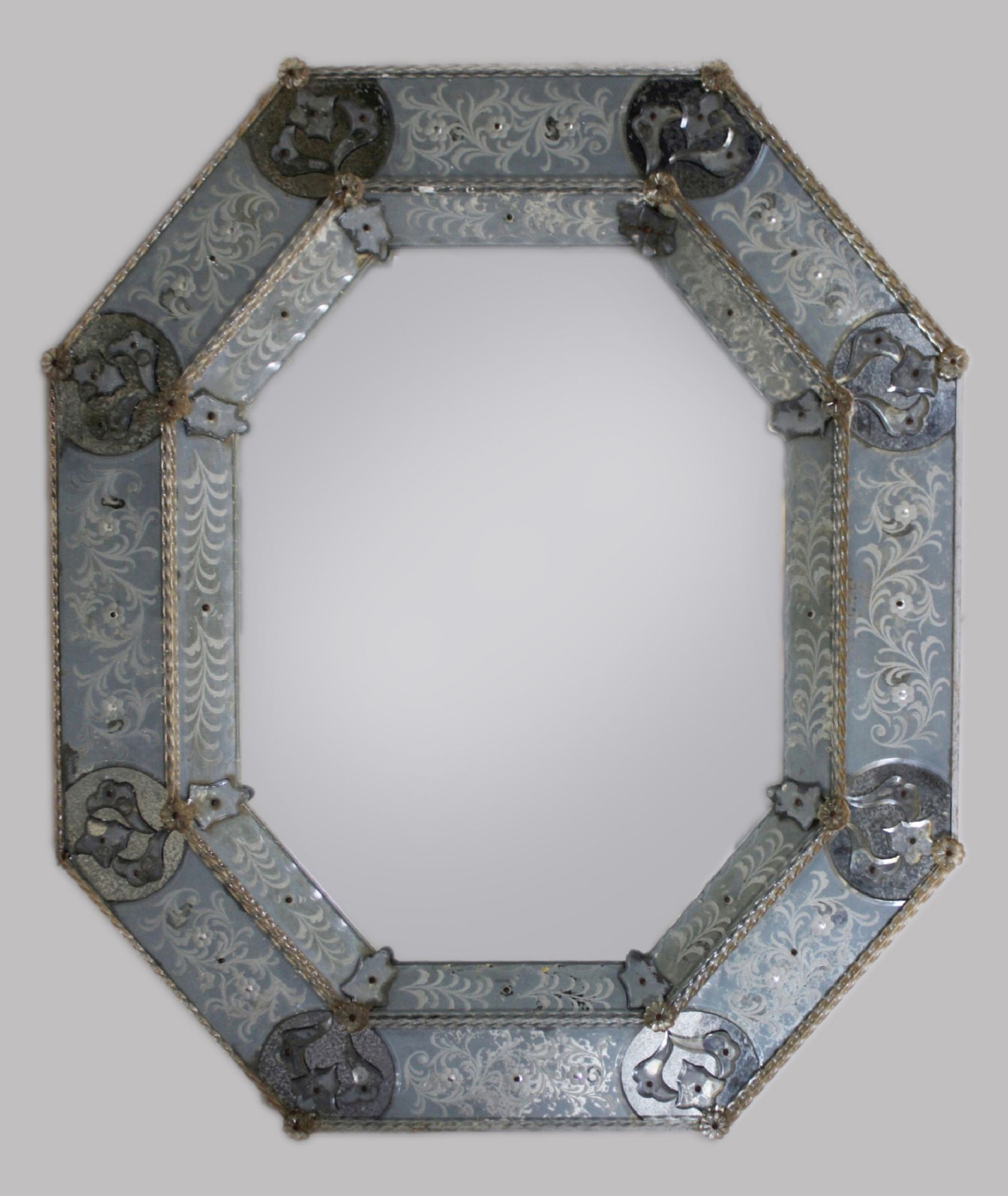 Großer Murano Spiegel, venezianisch