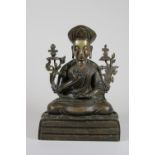 Buddha Skulptur, Bronze, China