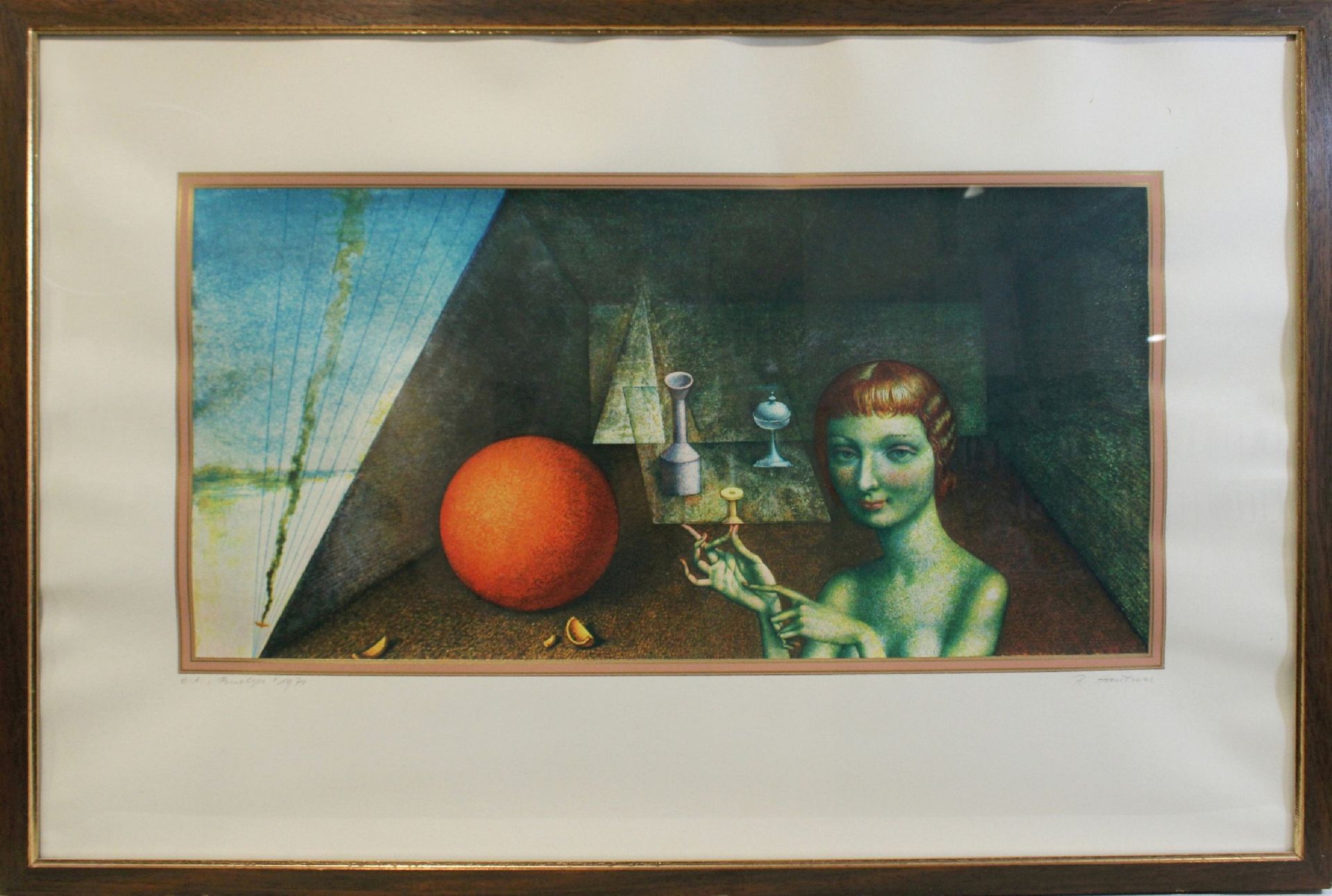 Rudolf Hausner (österreichisch, 1914 - 1995), Lithographie