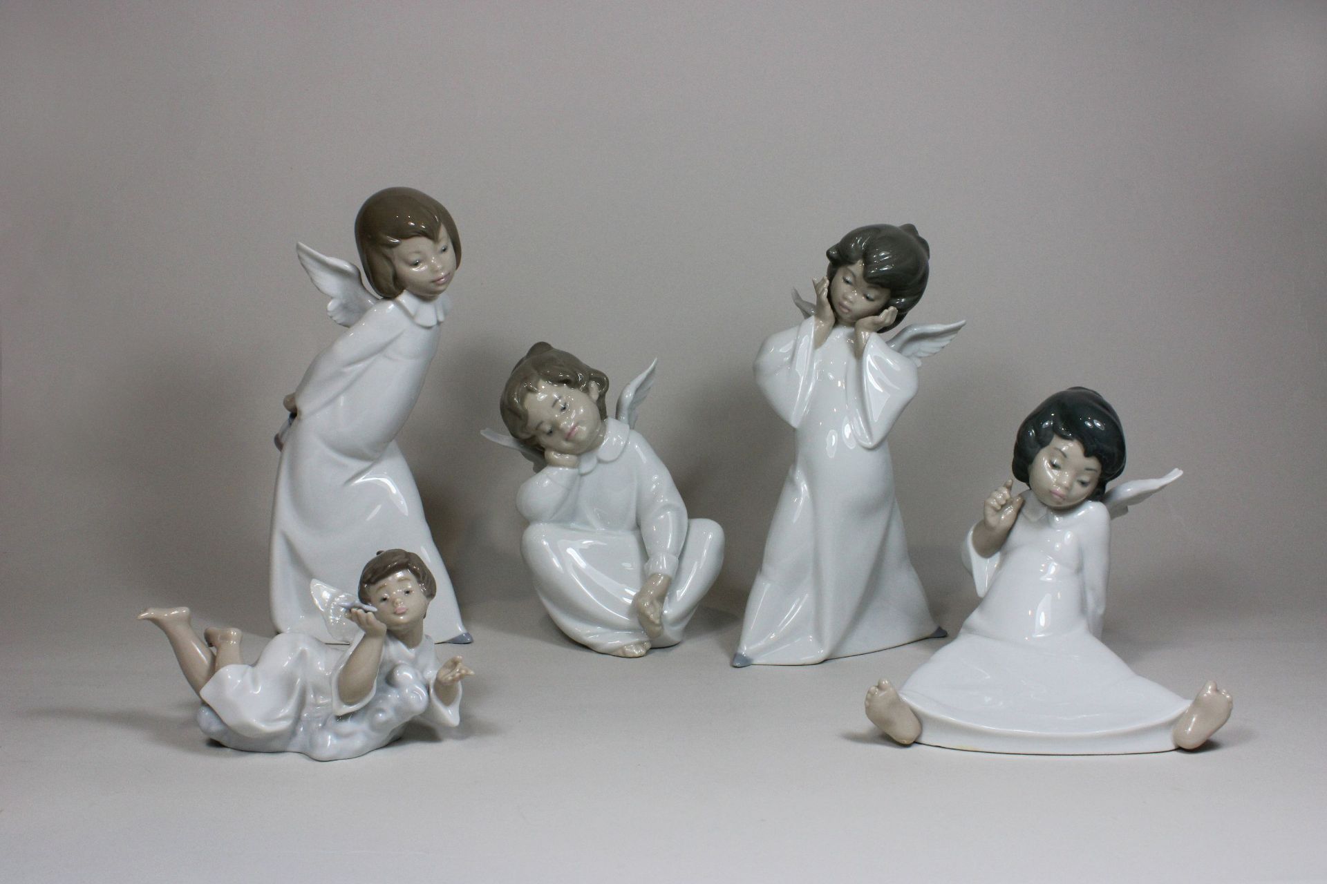 Konvolut Porzellanfiguren. Lladro, Engel