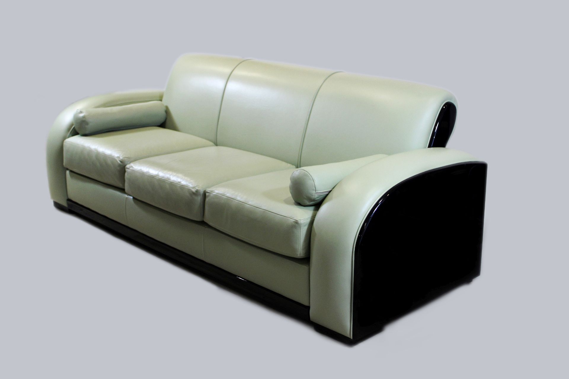 Dreisitziges Sofa mit zwei Sesseln, Art Deco