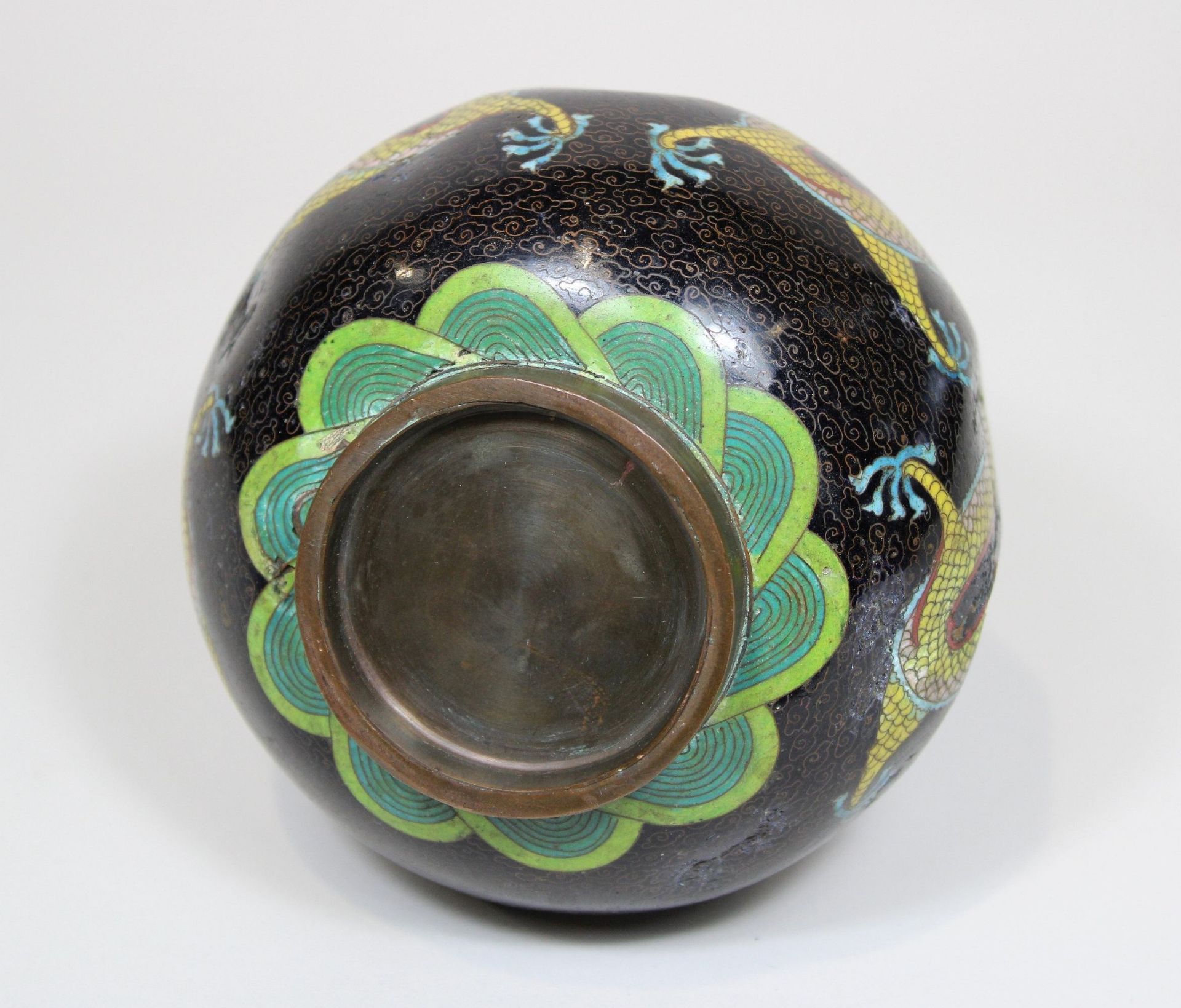 Vase mit Drachendekor, Porzellan, China - Image 4 of 5