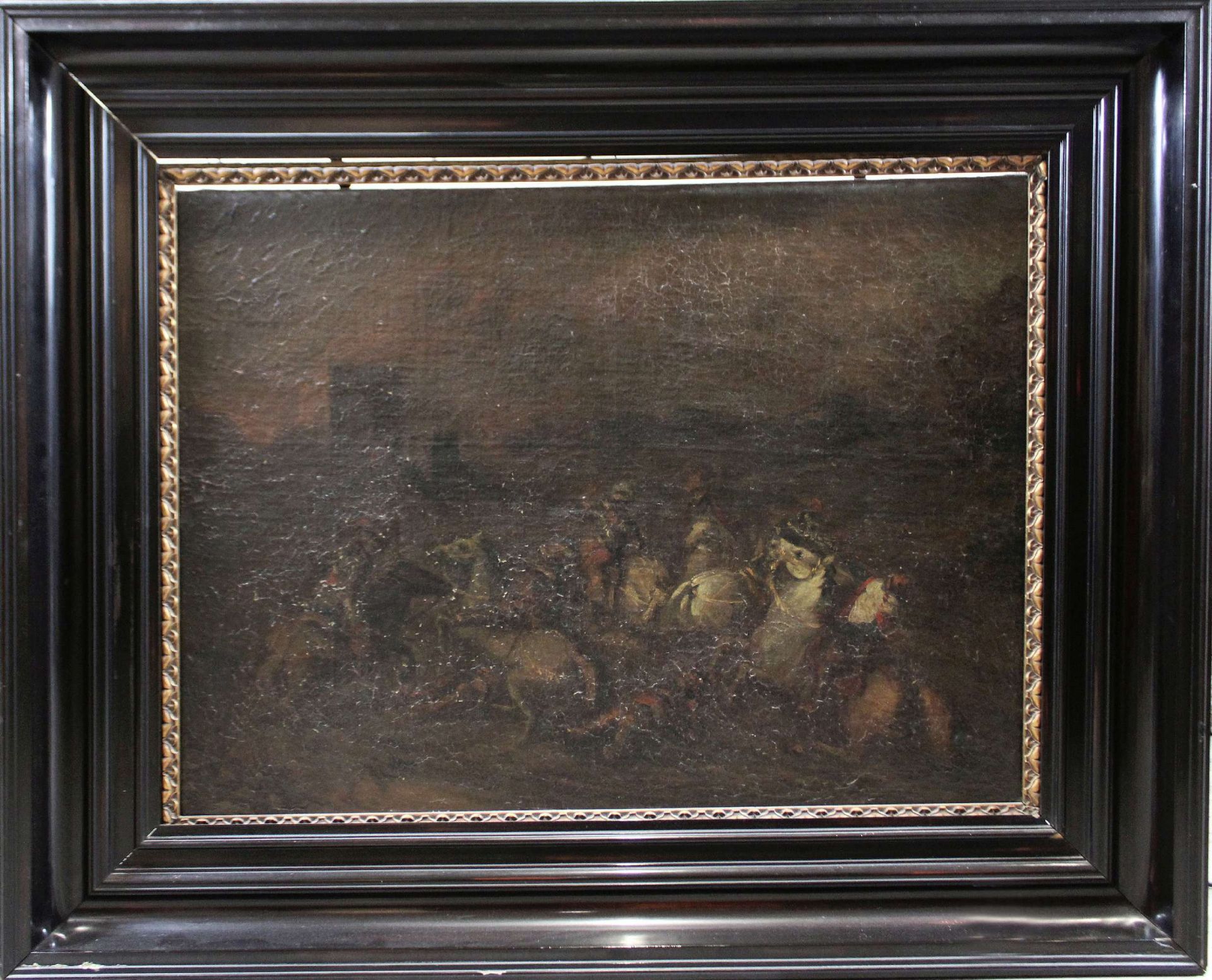 Altmeister Gemälde, Öl a. Lwd., Reiterbildnis