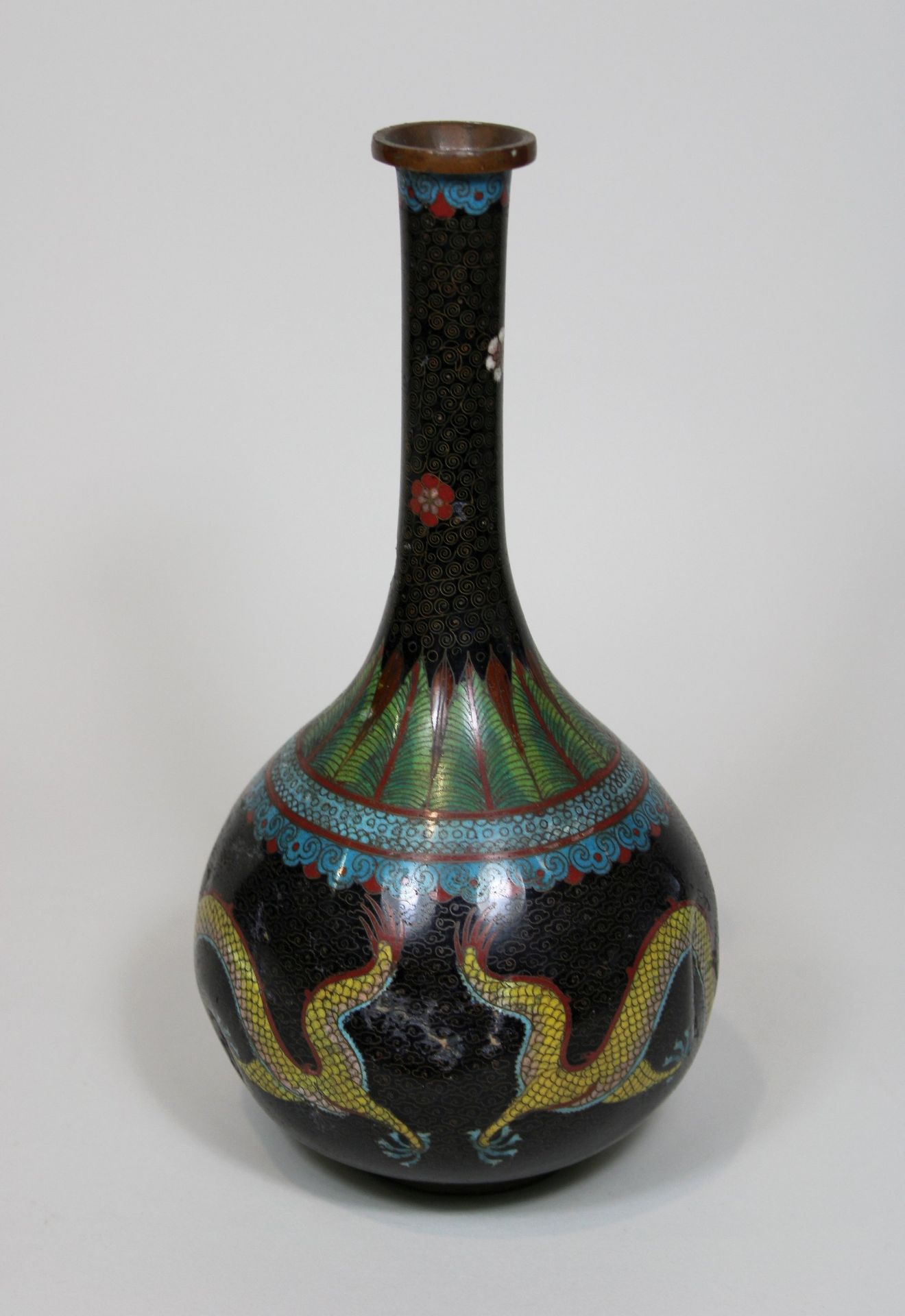 Vase mit Drachendekor, Porzellan, China - Image 3 of 5