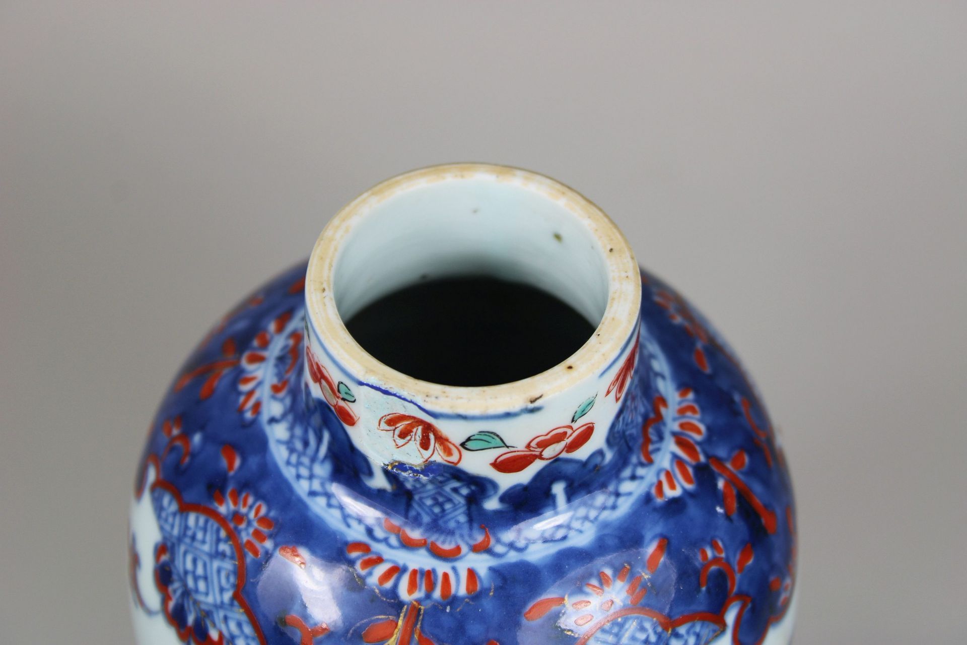 Deckelvase, Imari China, Porzellan - Bild 4 aus 4