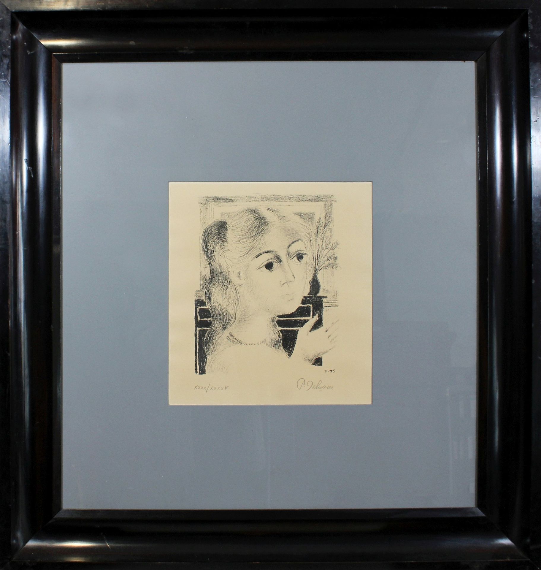 Paul Delvaux, Mädchenporträt - Bild 3 aus 3