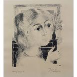 Paul Delvaux, Mädchenporträt