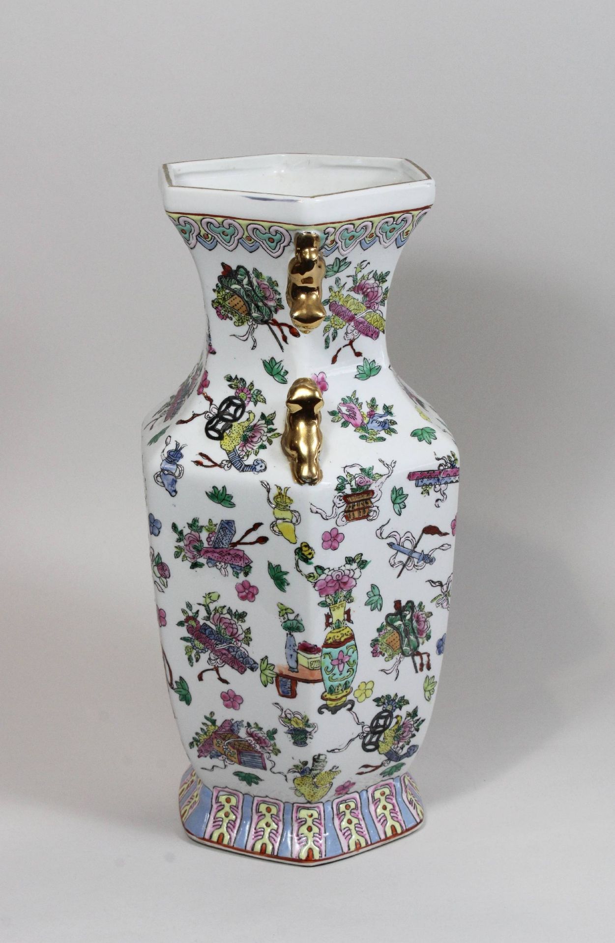 Vase, China, Porzellan - Bild 3 aus 4