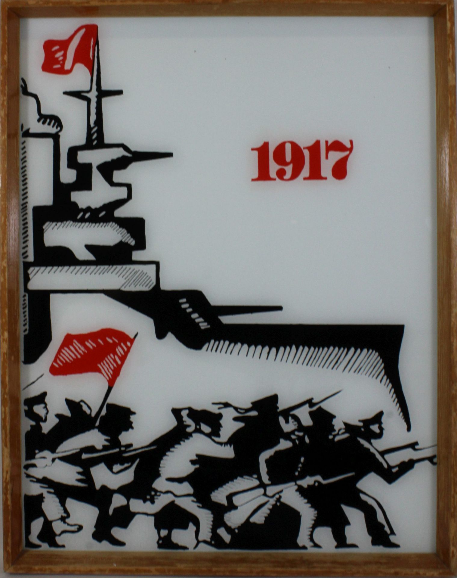 Hinterglasdruck, Oktoberrevolution 1917