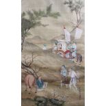Chinesische Stoffmalerei, Seide