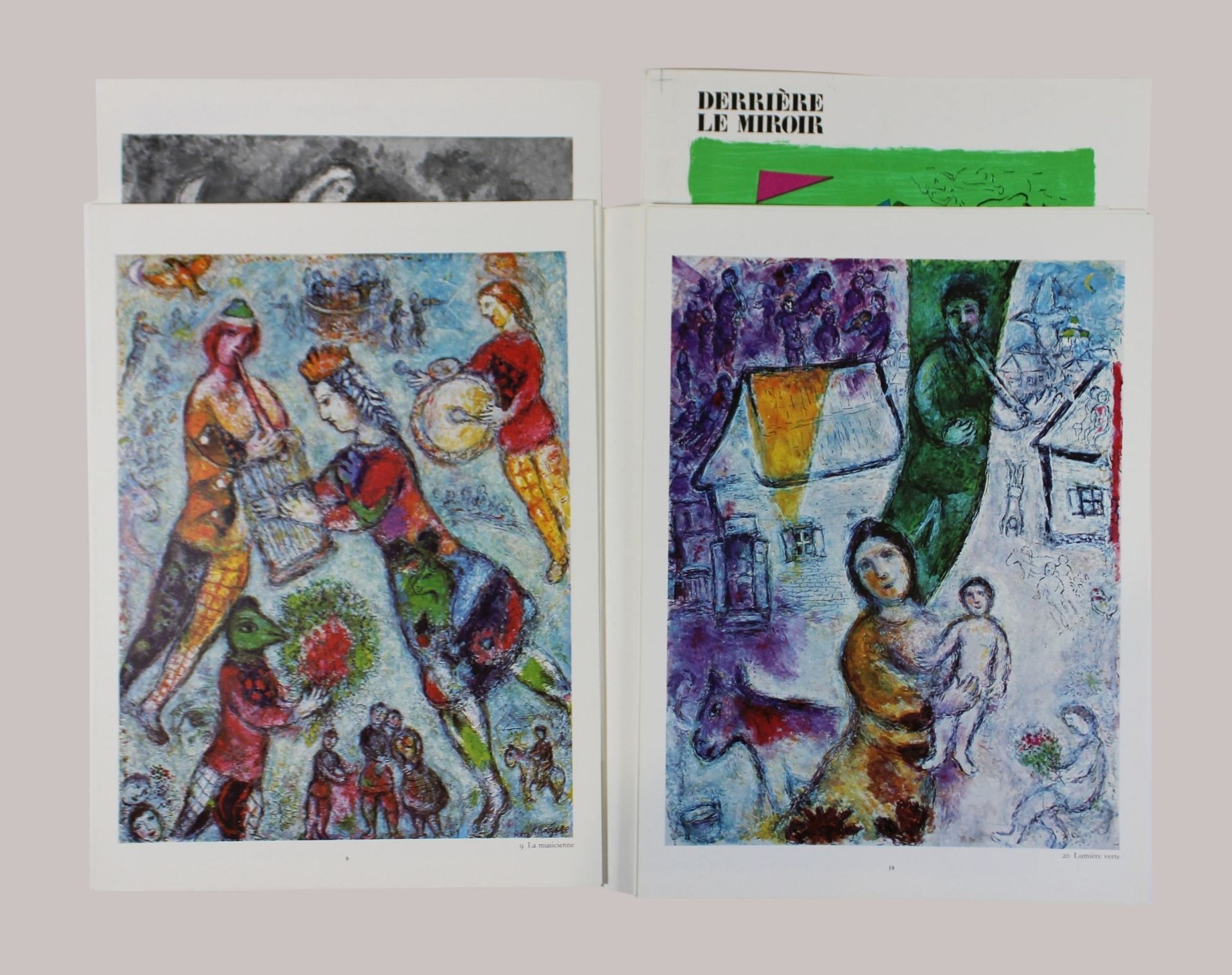 Zwei Mappen, Derriere le miroir, Marc Chagall - Image 2 of 2