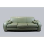 Dreisitziges Sofa mit zwei Sesseln, Art Deco, 3 tlg.