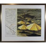 Christo (bulgarisch 1935-2020), Yellow Umbrellas