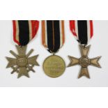 Konvolut: Kriegsverdienstkreuz mit Schwertern 2. Klasse 1939