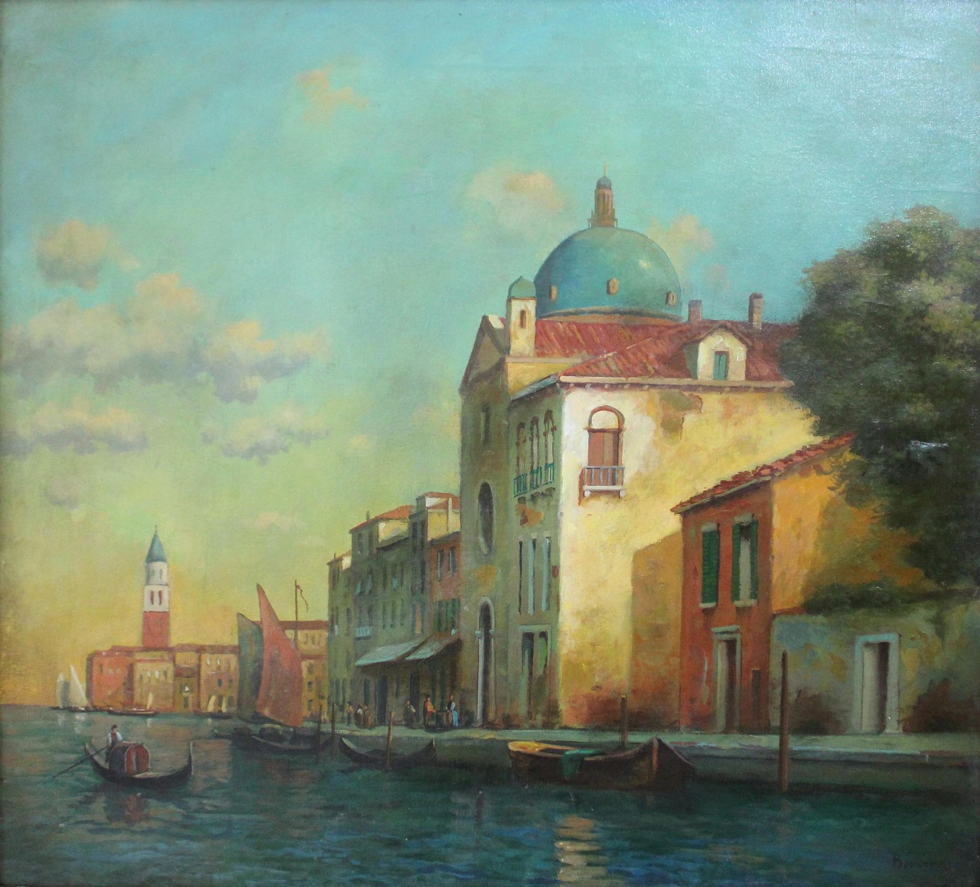 Bonnard, Venedig, Öl auf Leinwand, unten rechts bezeichnet.