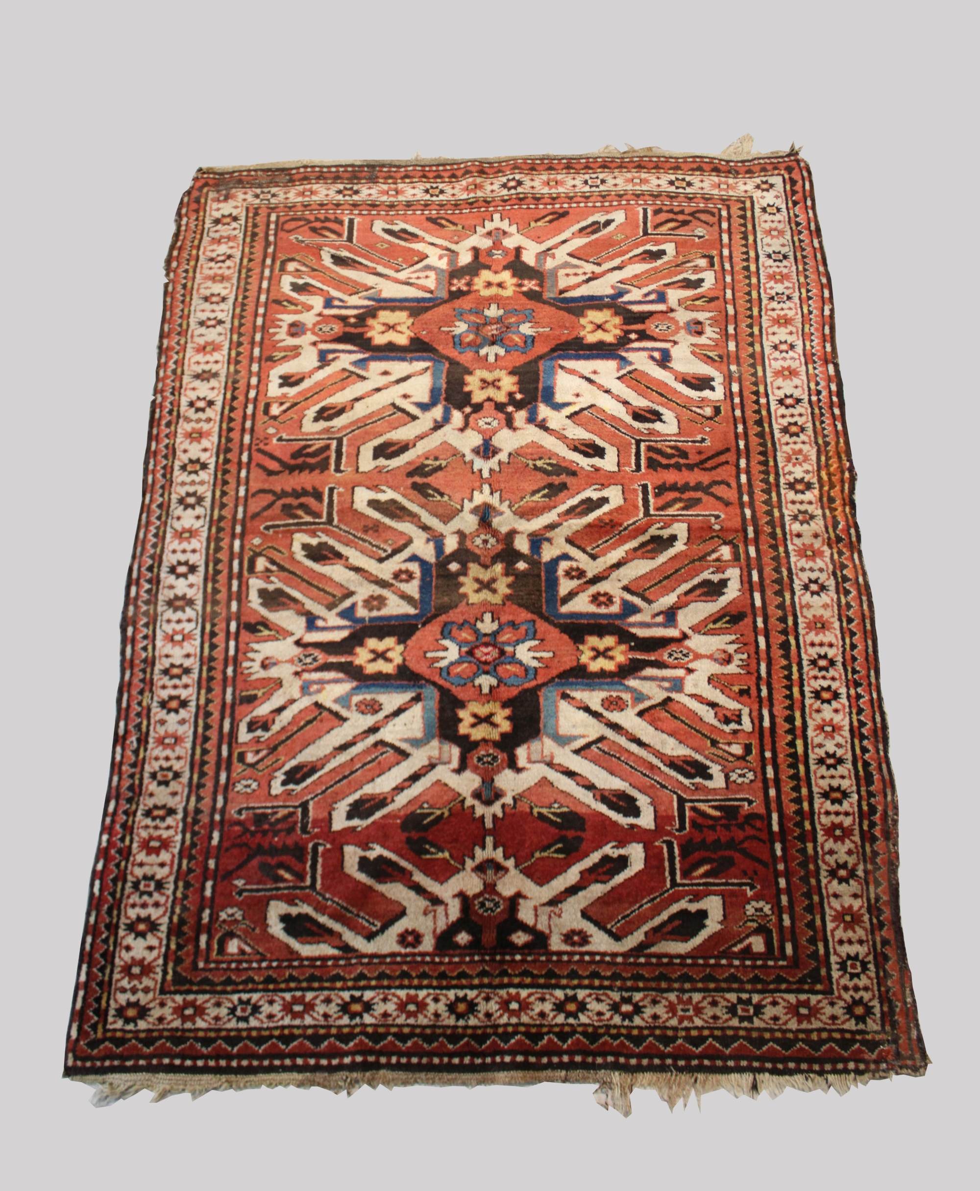 Kazak Adler, Teppich. Maße: 198 x 151 cm.