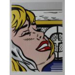 Roy Lichtenstein (amerikanisch, 1923 - 1997), Shipboard Girl, Poster
