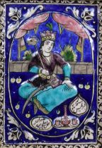 Persiche Keramikfliesse im stil der Safawidische Zeit.
