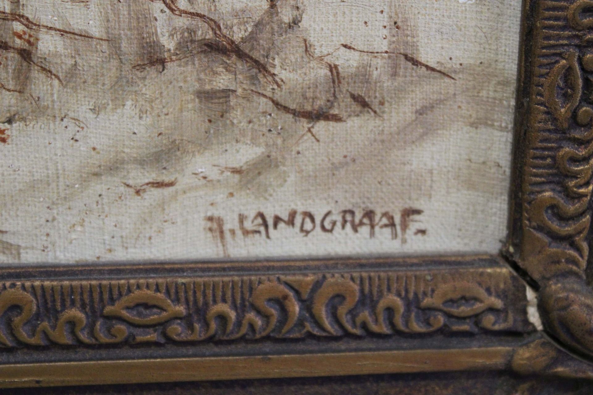 Landgraaf, Rebhühner, Öl auf Leinwand, unten rechts signiert. - Image 2 of 3