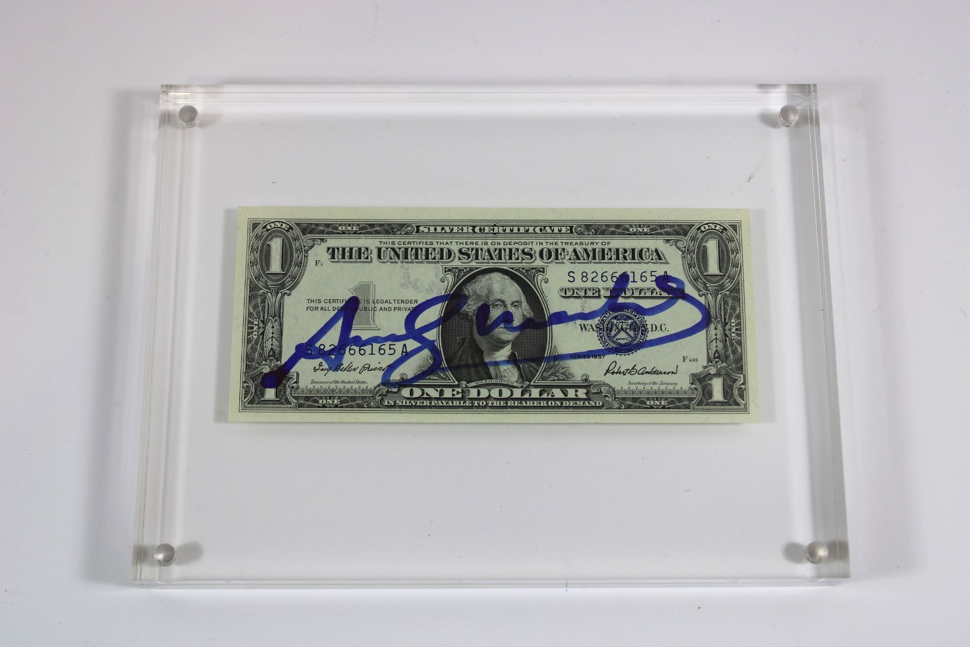 Andy Warhol (amerikanisch, 1928-1987), One Dollar (George Washington), 1957 - Image 2 of 3