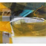 Edelgard Wittkowski (deutsch), Farbig abstrakt, Öl auf Leinwand