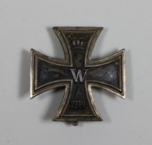 Eisernes Kreuz, 1. Klasse, gest. 800er Silber.