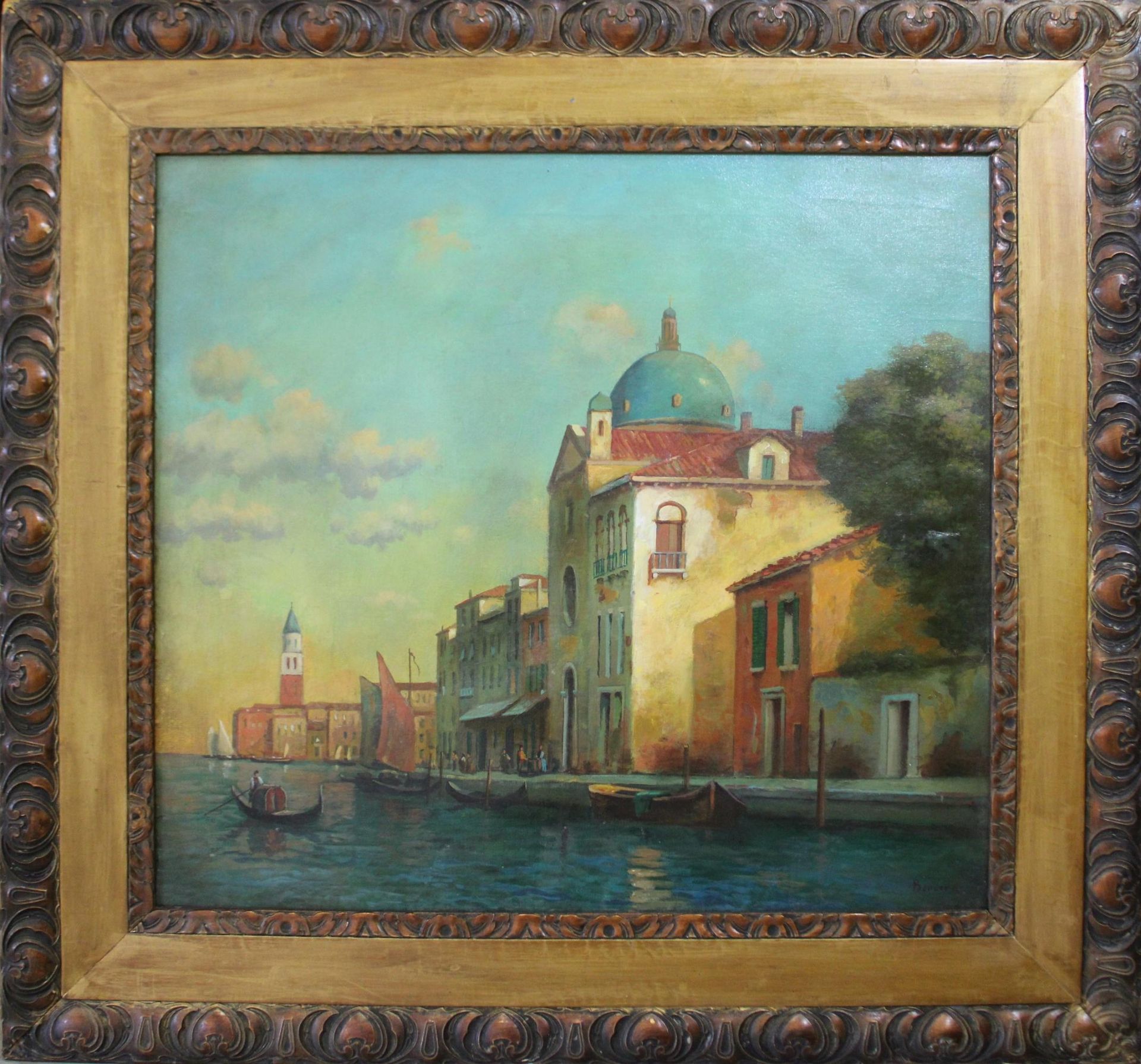 Bonnard, Venedig, Öl auf Leinwand, unten rechts bezeichnet. - Image 3 of 3