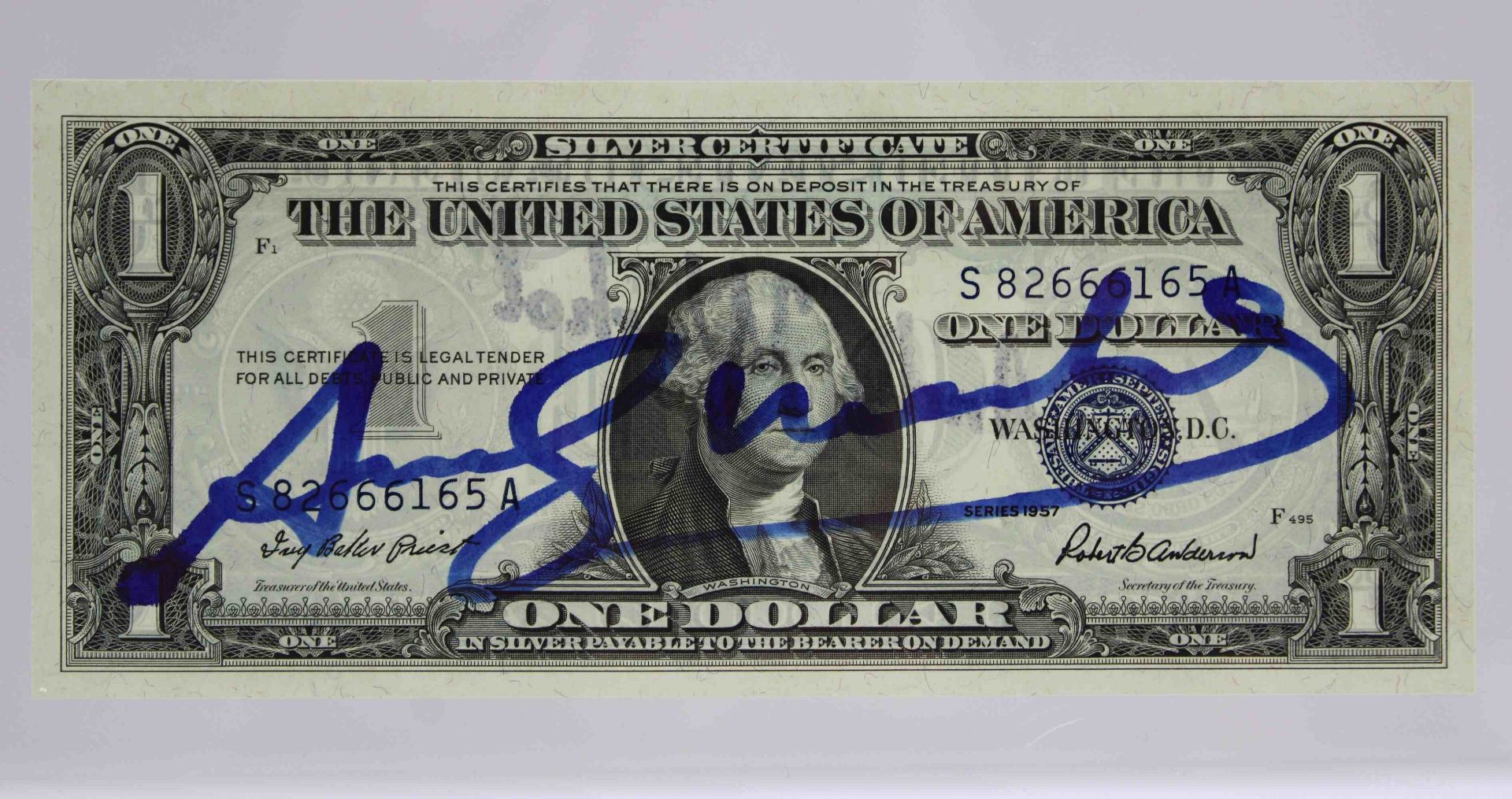 Andy Warhol (amerikanisch, 1928-1987), One Dollar (George Washington), 1957
