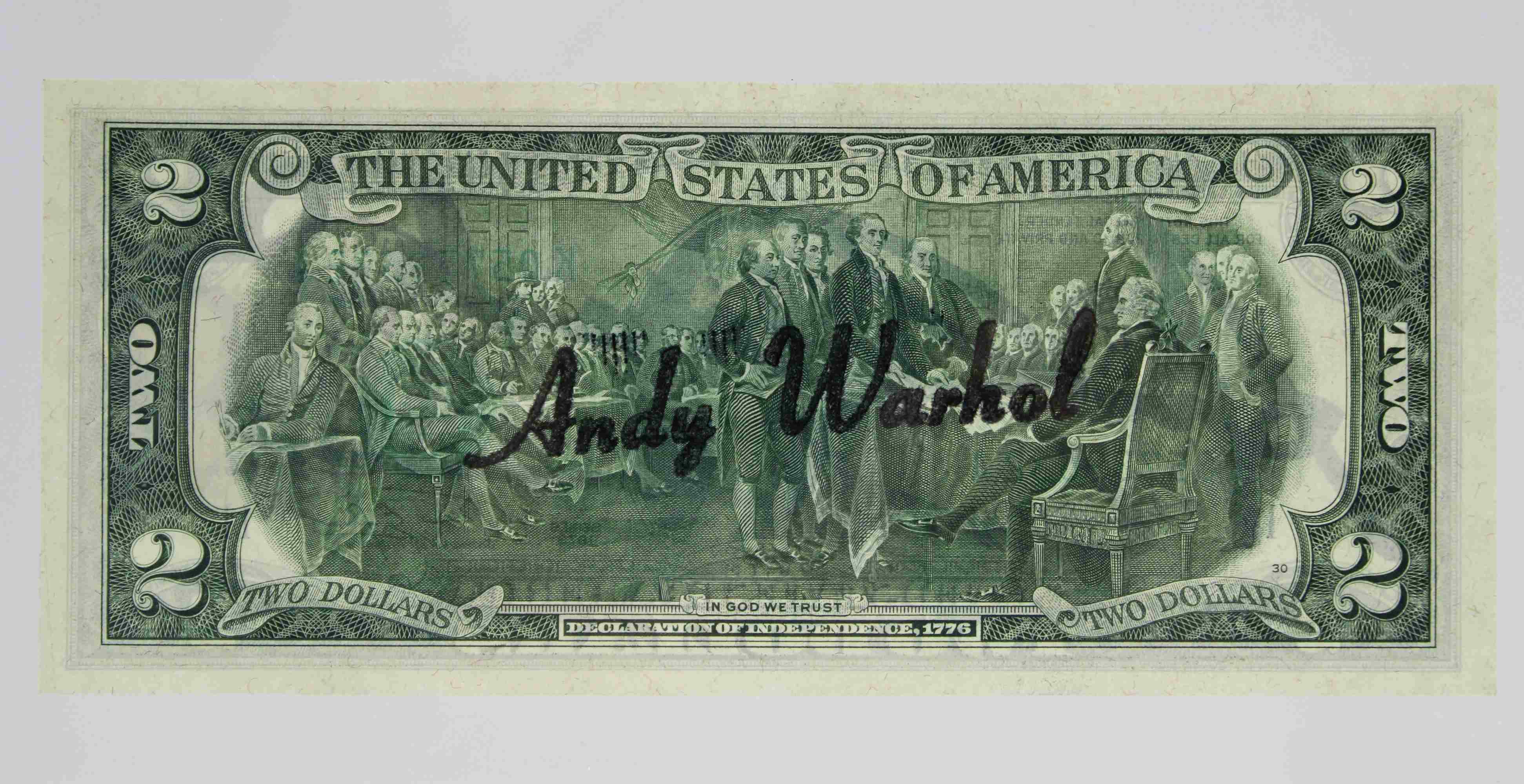 Andy Warhol (amerikanisch, 1928-1987), Two Dollar (Thomas Jefferson), 1976 - Image 3 of 3