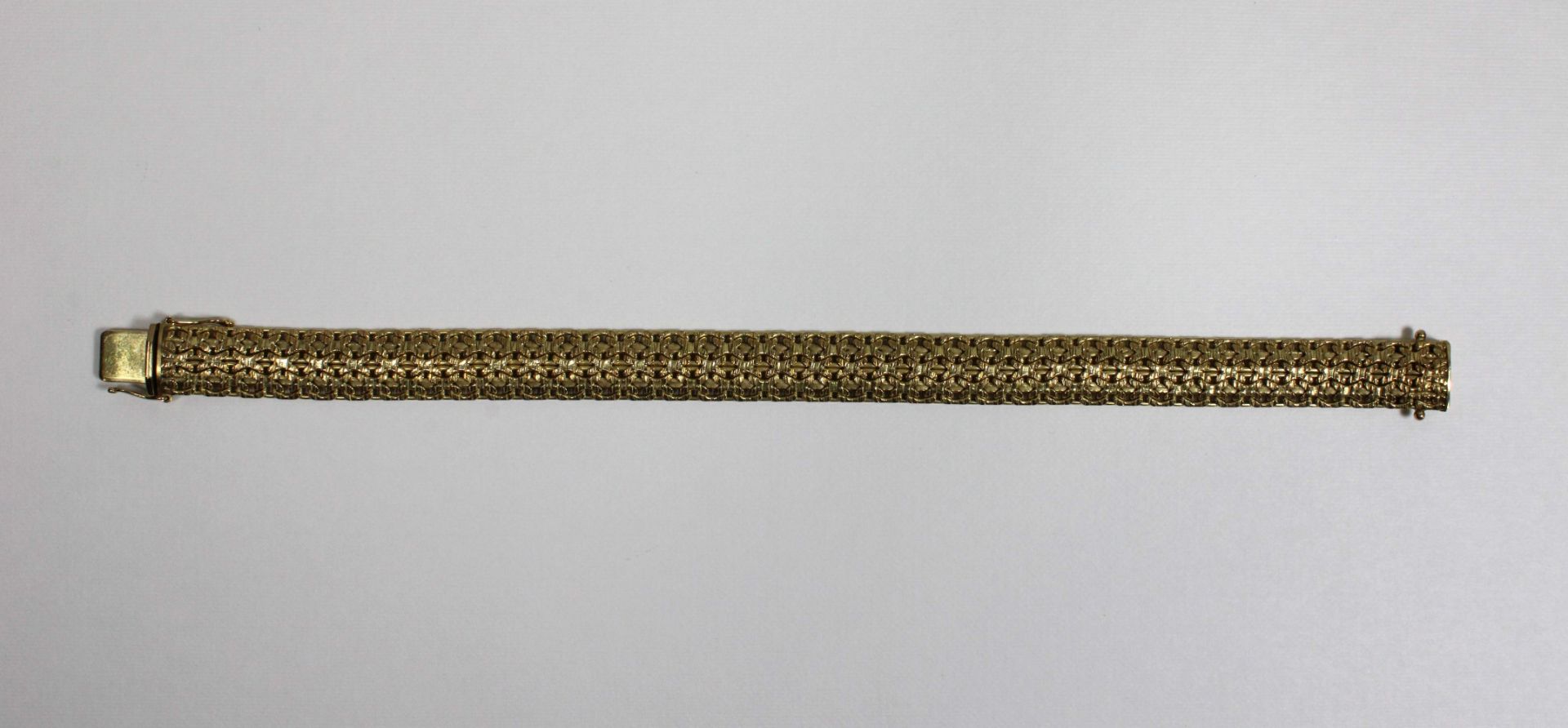 Armband, 333er Gold, strukturiertes Muster, Kastenverschluss - Image 2 of 3