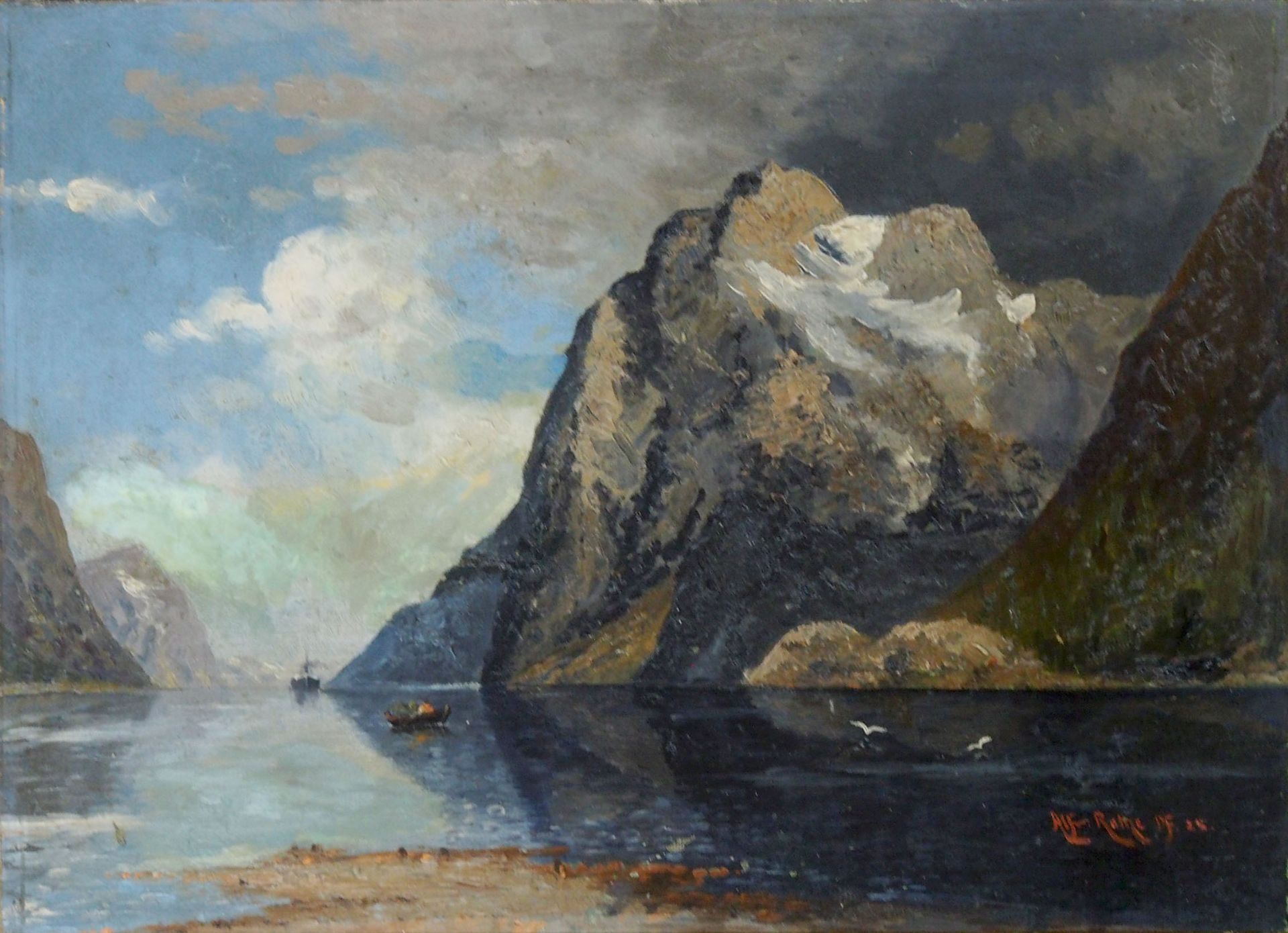 ROTHE, Alfred: Norwegische Fjordlandschaft - Bild 2 aus 3