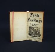 GELLERT, Christian Fürchtegott: Fabeln und Erzählungen