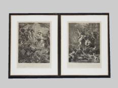 NATTIER, Jean-Marc: Vier Blatt nach Gemälden von P.P. Rubens