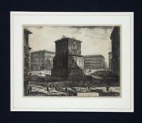 PIRANESI, GiovannI Baptista: Veduta del piedestallo dell'Apoteosi di Antonio Pio