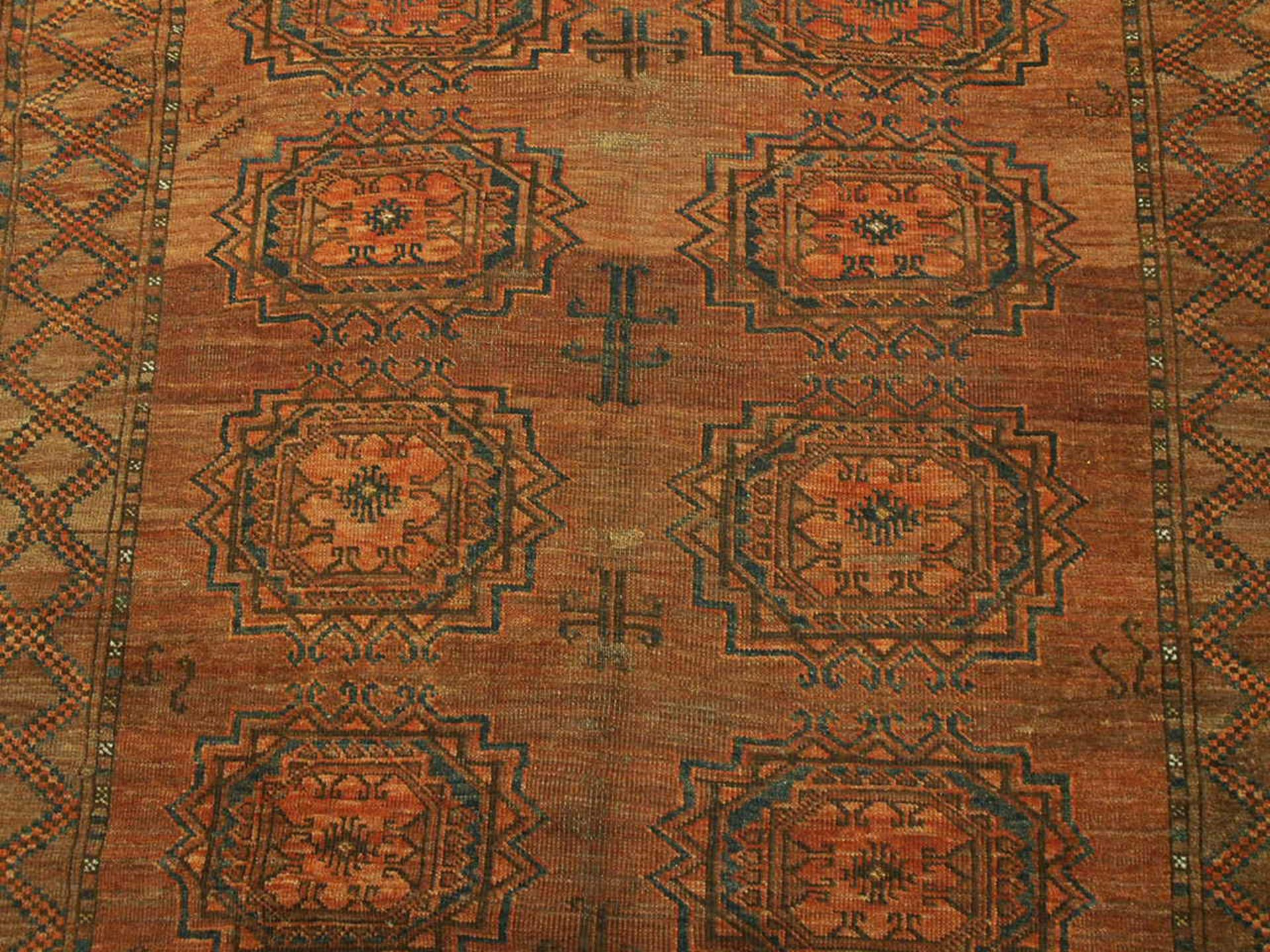 Ersari, um 1900, 227 x 146 cm, Zustand C - Image 3 of 4