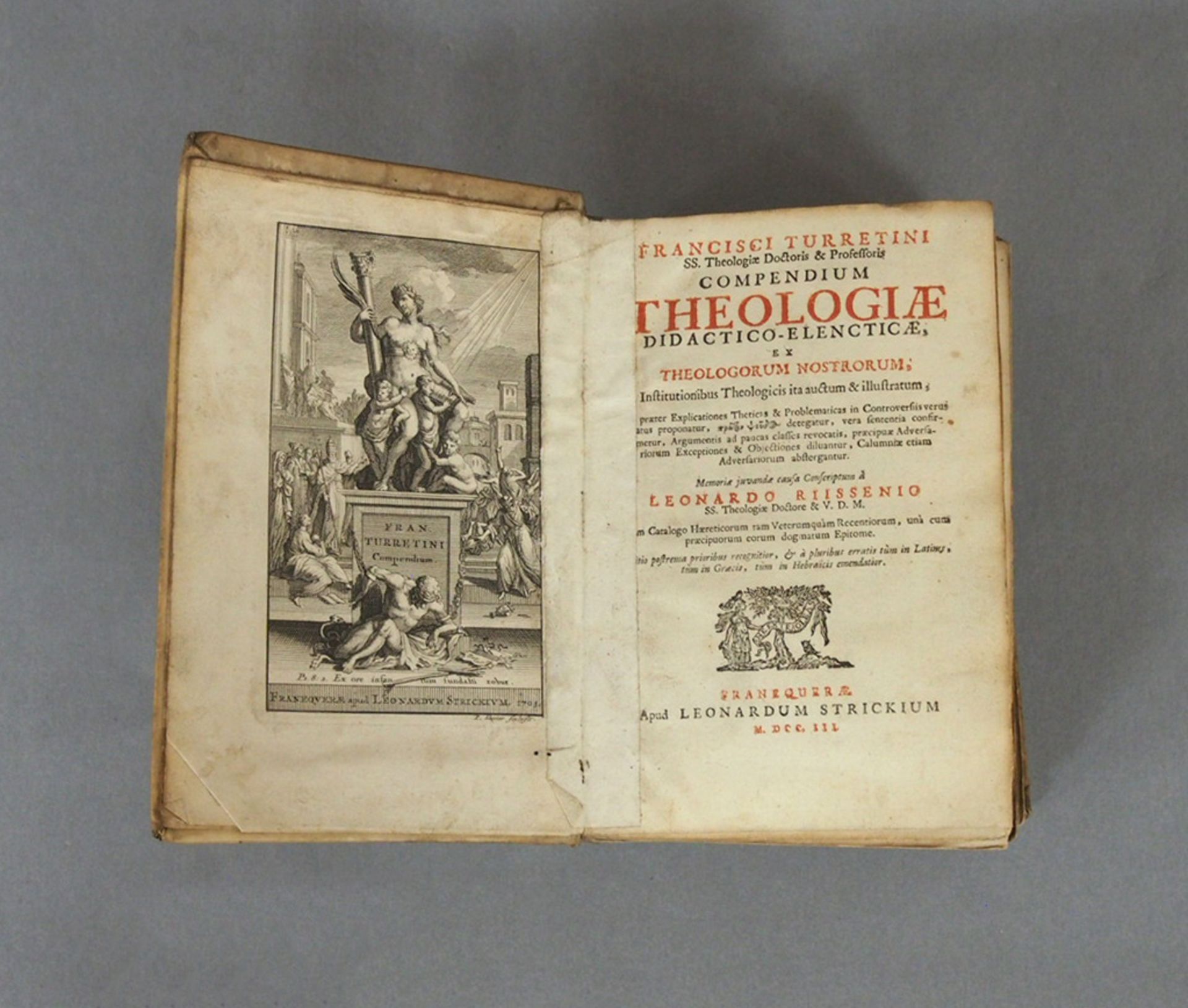 TURRETTINI, Francois: Compendium theologiae didactico-elencticae ex theologorum nostrorum