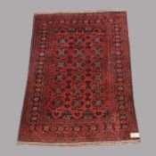 Teppich Afghanistan, 192 x 140 cm, Zustand B/C