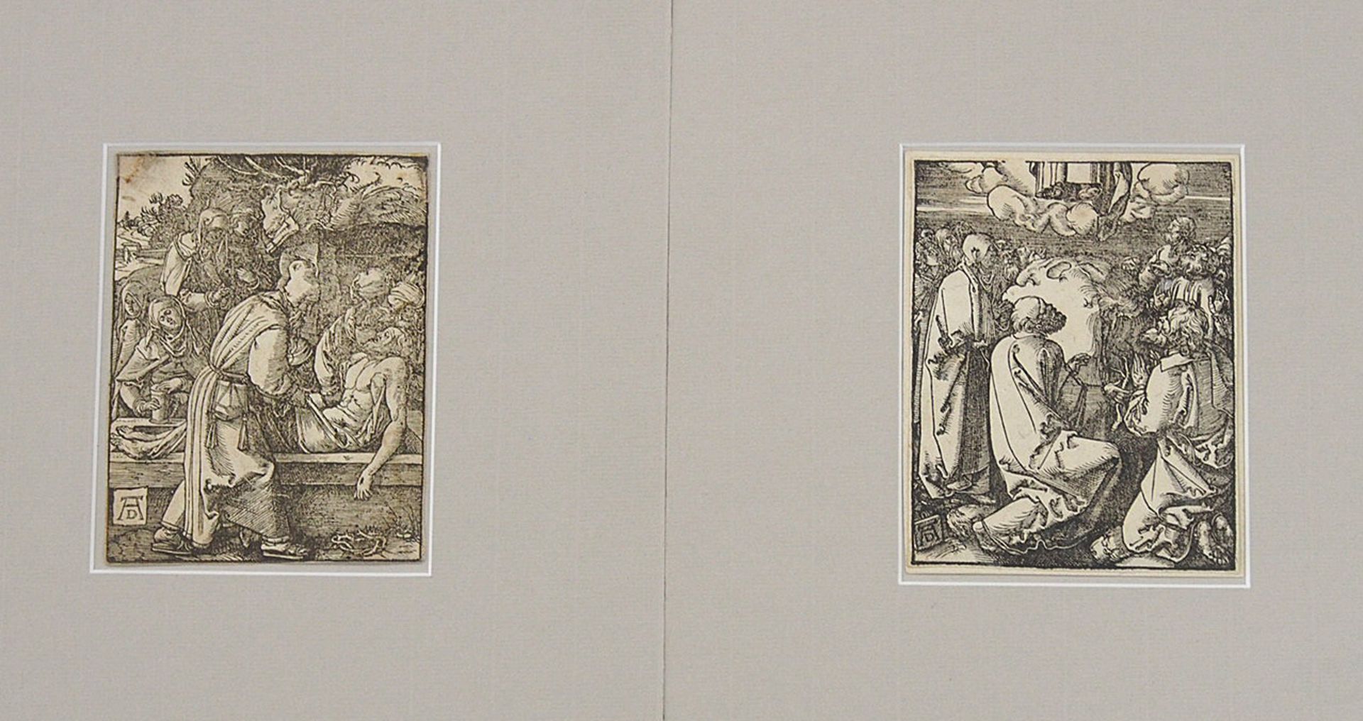 DÜRER, Albrecht: Grablegung / Auferstehung Christi - Image 2 of 2